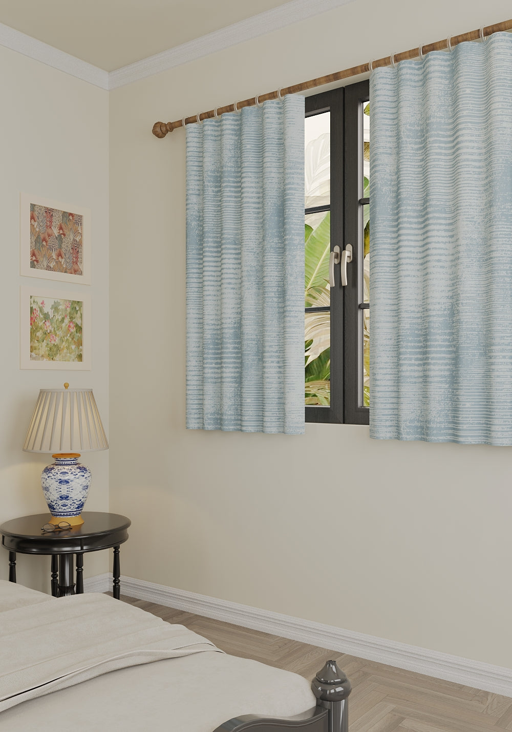 Oliver Light Blue Curtain