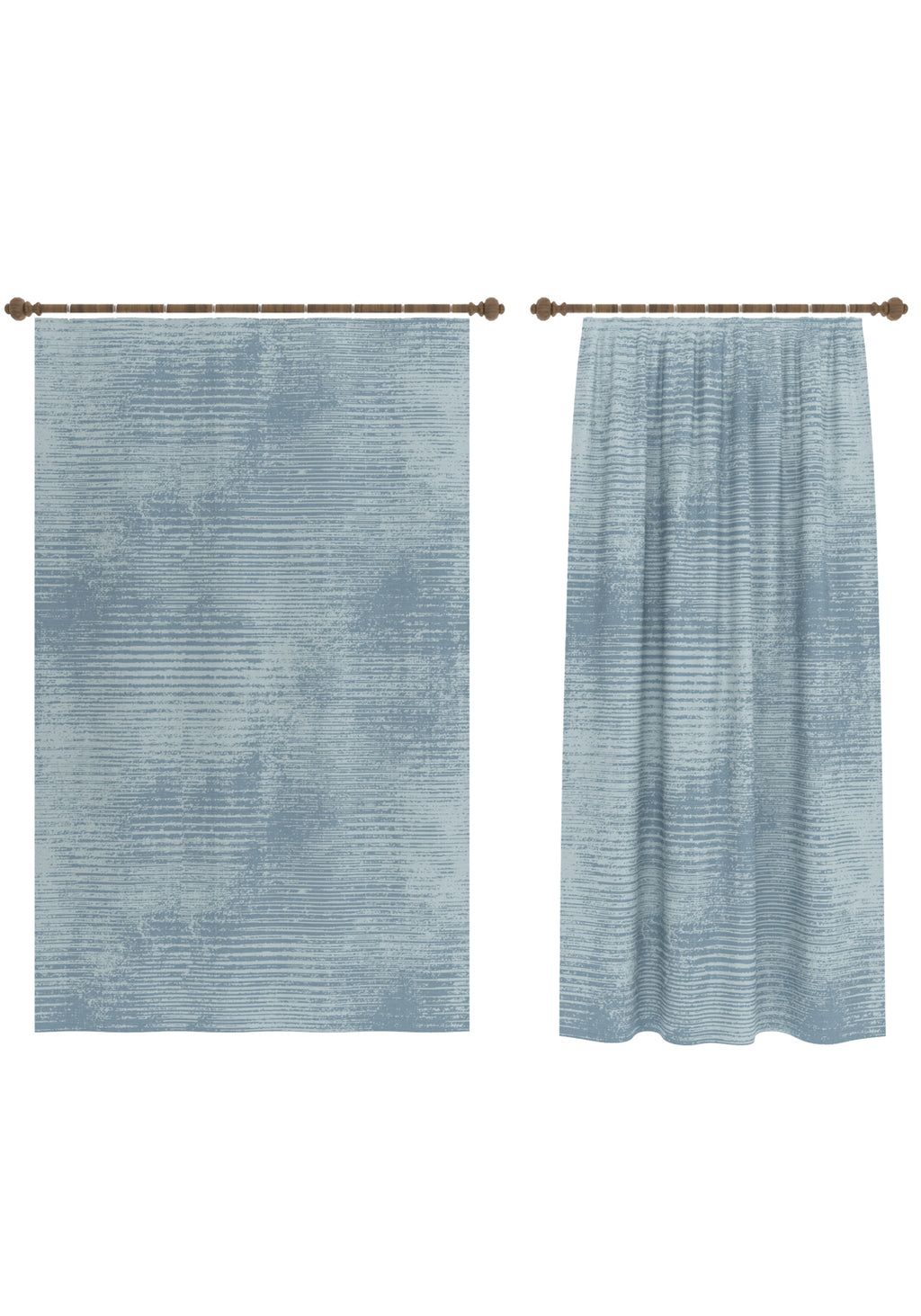 Oliver Light Blue Curtain