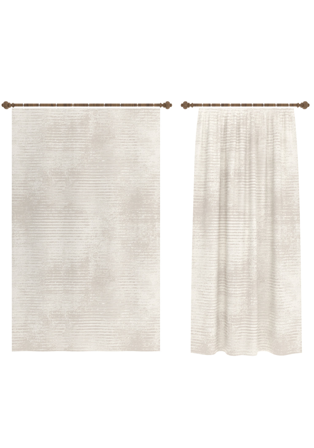 Oliver Modern Cream Curtain