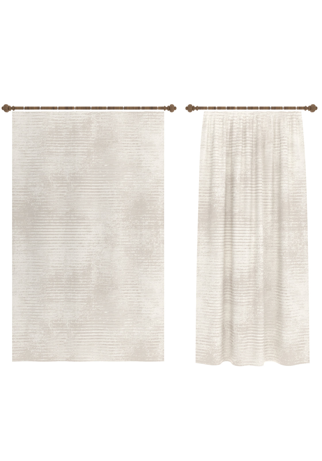 Oliver Modern Cream Curtain