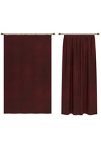 Oliver Burgundy Blackout Curtain