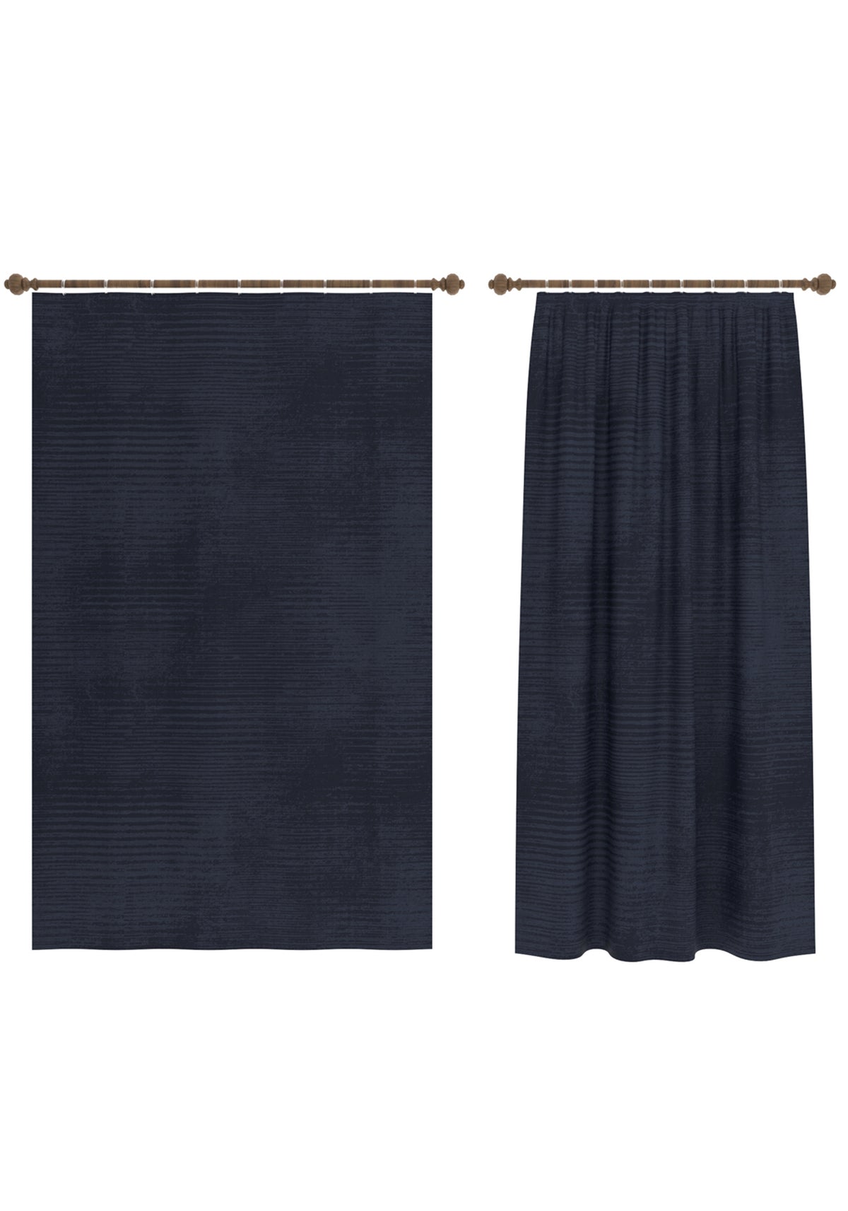 Oliver Navy Blackout Curtain