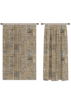 Nora Geometric Beige Curtain