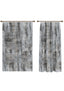 Brianna Abstract Grey Curtain