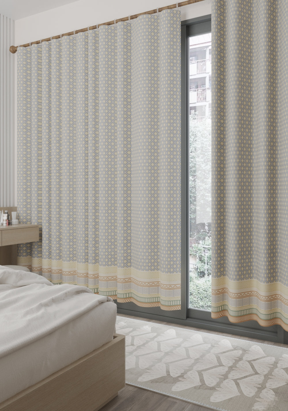 Wynn Geometric Curtain