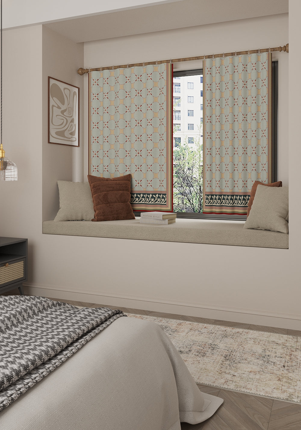 Eloise Block Print Curtain
