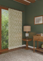 Alder Floral Sage Green Curtain