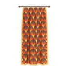 Orlan Orange Mid Century Curtain
