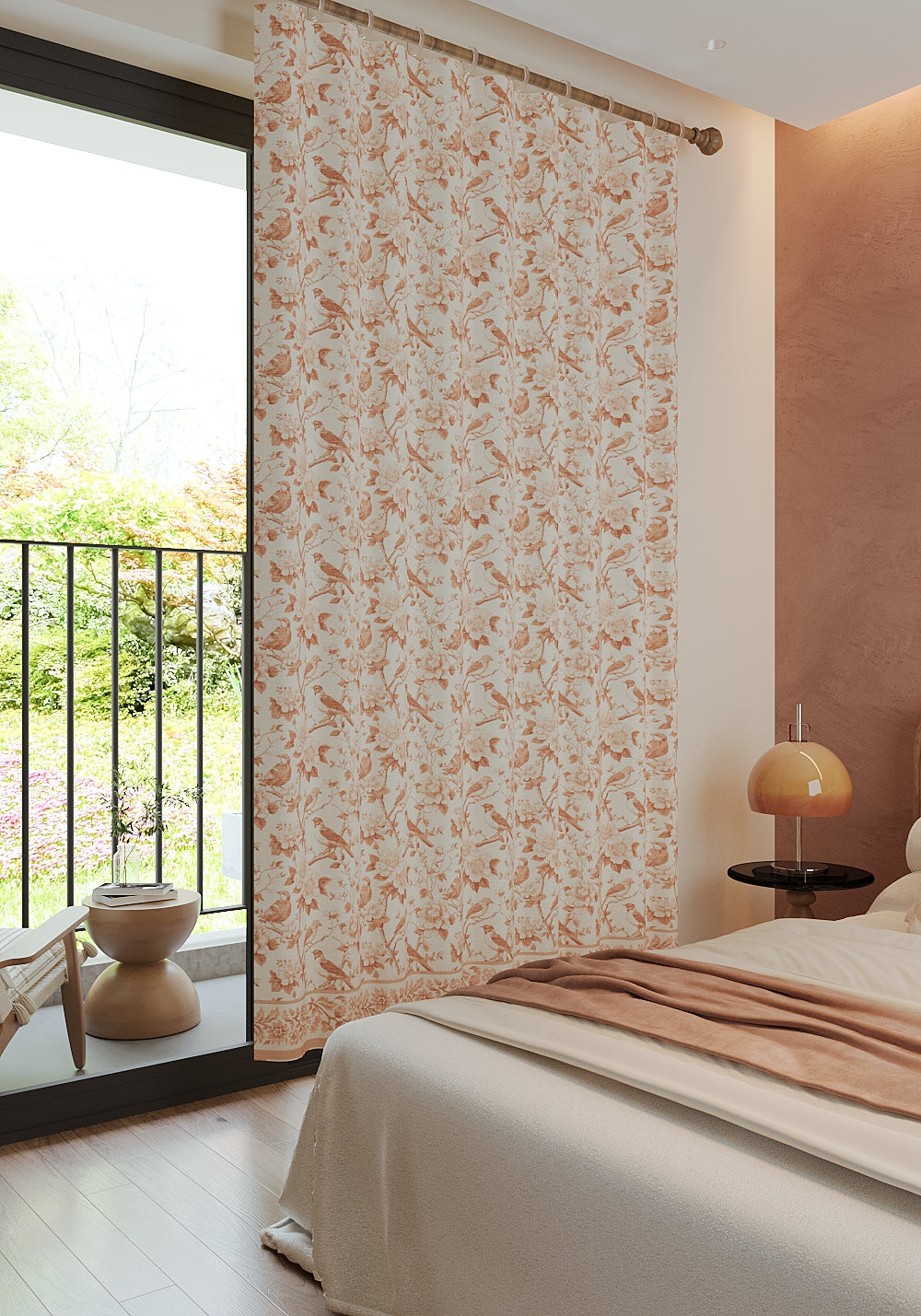 Isolde Burnt Orange Curtain