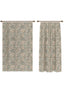Elena Teal and Cream Curtain