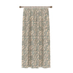 Elena Teal and Cream Curtain