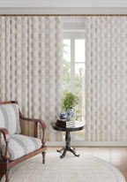 Rylon Cream Check Curtain