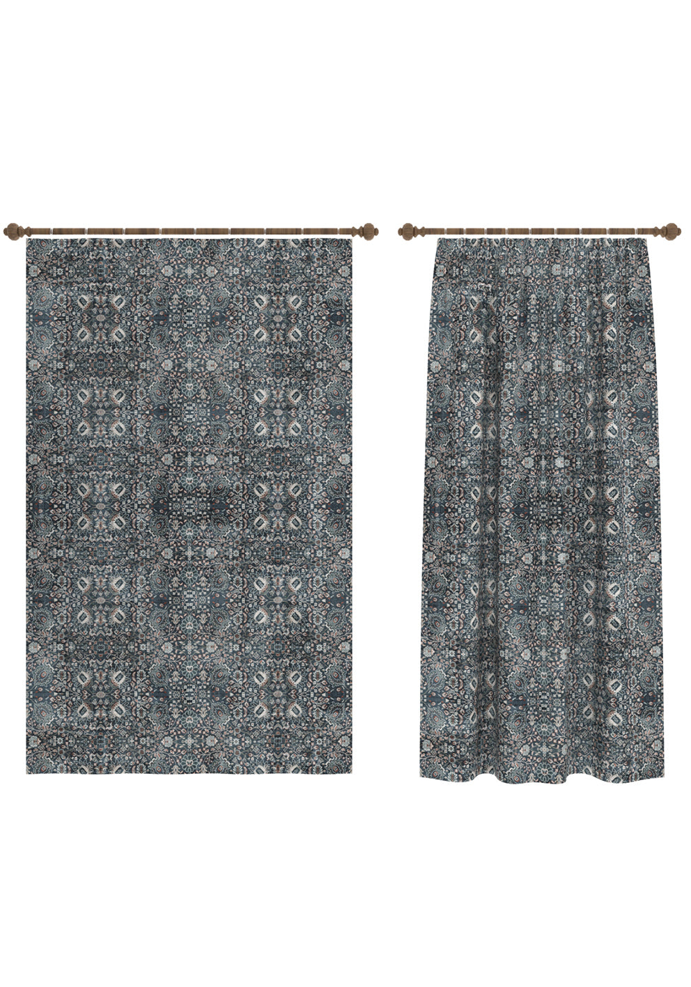 Dorothy Navy Boho Curtain