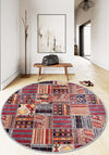 Isla Colourful Patchwork Washable Rug