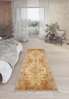 Hudson Yellow Medallion Rug