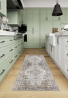 Hudson Green Beige Medallion Washable Rug