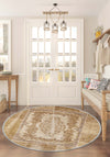 Adrian Yellow Oriental Washable Rug