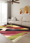 Aleron Multi Coloured Abstract Rug