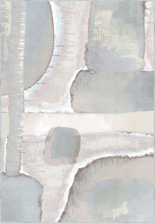 Bexley Abstract Grey Rug