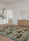 Celestia Brown Moth Rug