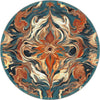 Brynn Orange Medallion Rug