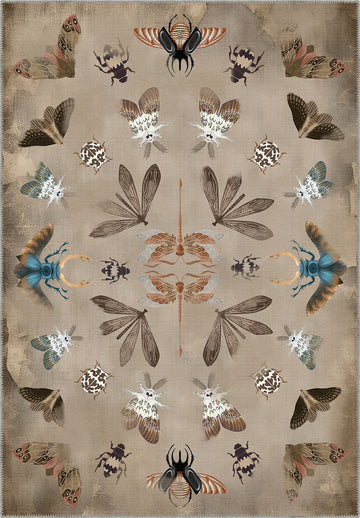 Chou Moth Cream Rug