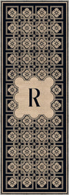 Marisa Navy Monogram Personalised Rug