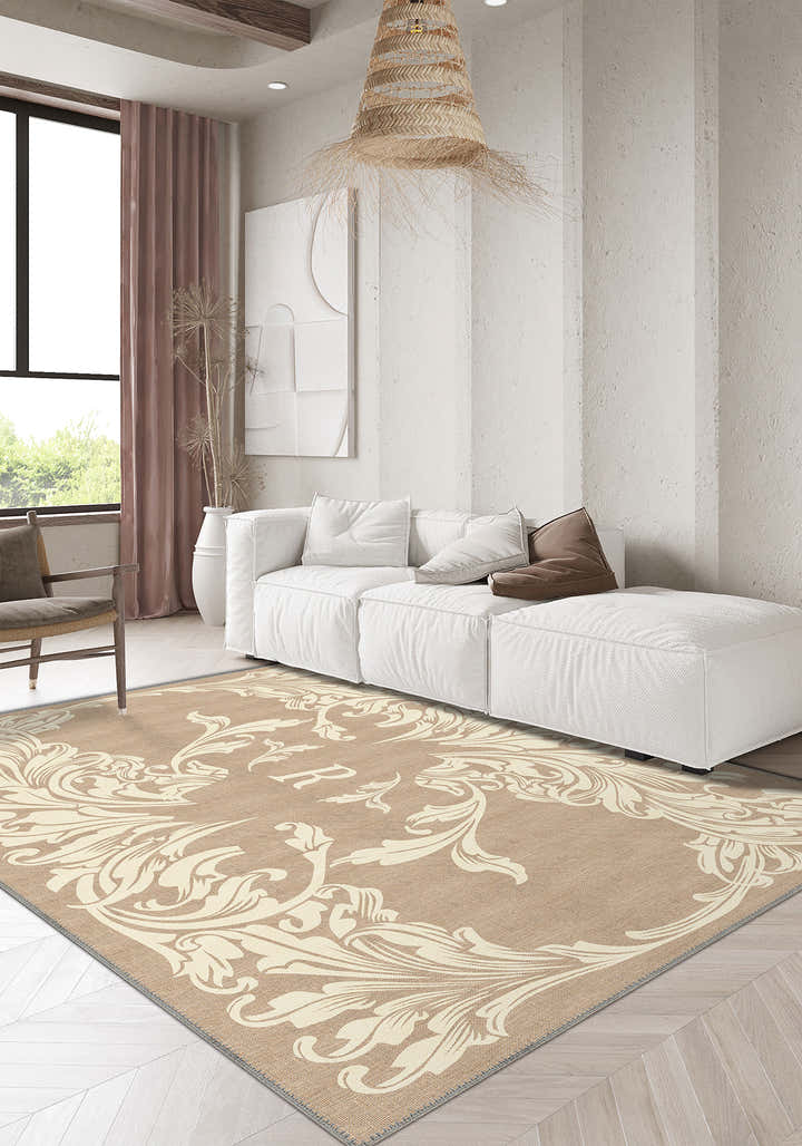 Luna Cream Customisable Letter Rug