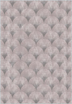 Addison Light Pink Art Deco Rug