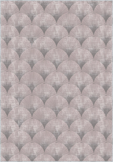 Addison Light Pink Art Deco Rug