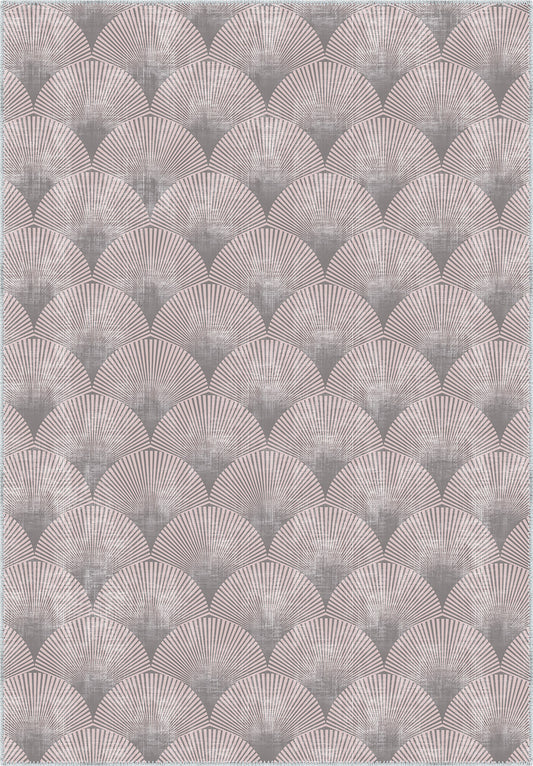 Addison Light Pink Art Deco Rug