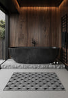 Addison Geometric Anthracite Rug