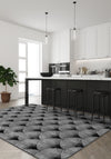 Addison Geometric Anthracite Rug