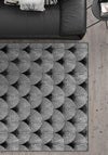 Addison Geometric Anthracite Rug