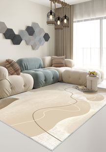Alindra Beige Modern Rug