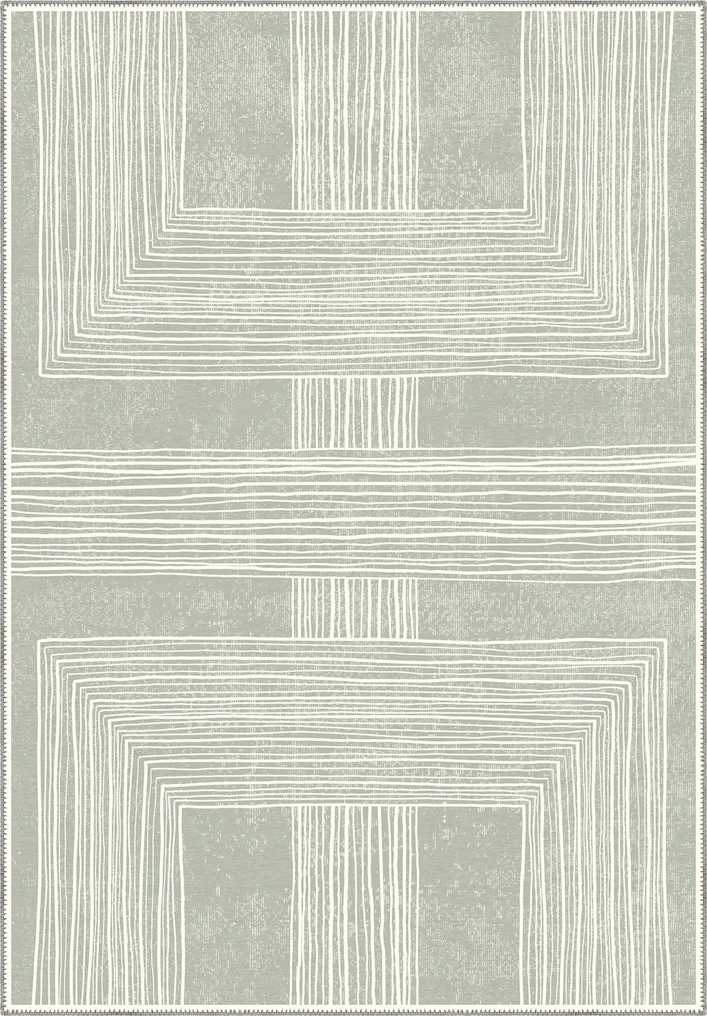 Charles Sage Green Minimalist Rug