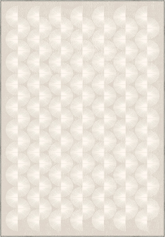 Elysandra Cream Art Deco Rug