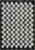 Elysandra Black and White Modern Rug