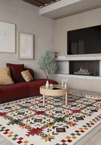 David Colourful Bohemian Rug