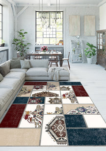 Cedric Multi-Coloured Patchwork Rug
