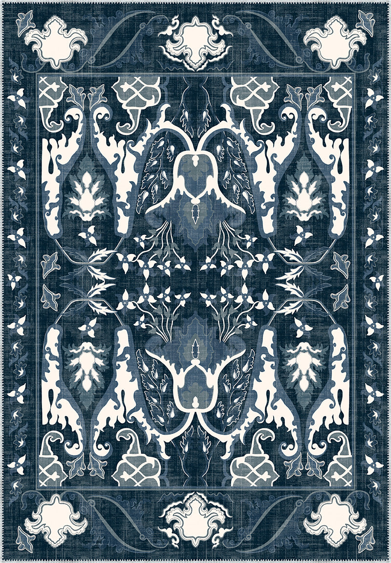 Henry Blue Distressed Rug