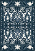Henry Blue Distressed Rug