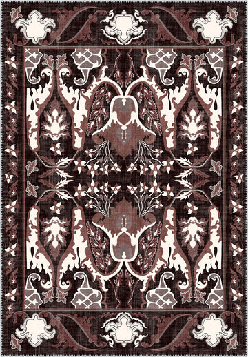 Henry Burgundy Vintage Rug