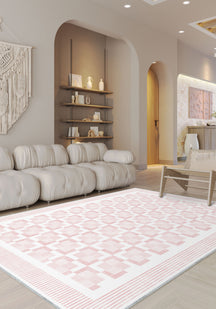 Berylle Light Pink Striped Rug