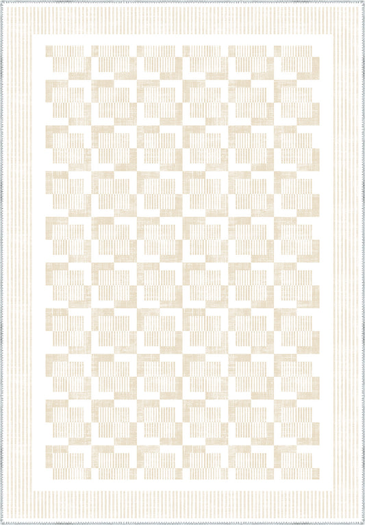 Berylle Cream Striped Rug