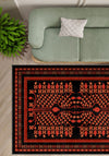 Anara Red Black Pomegranate Rug