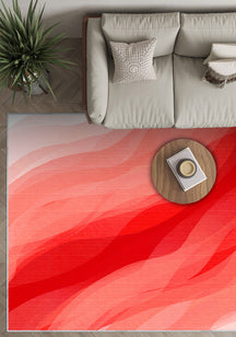 Jaxon Abstract Red Rug