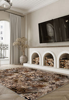 Sarana Animal Print Washable Rug