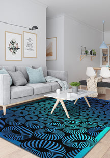 Lorelai Optical Art 3D Rug