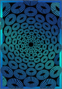 Lorelai Optical Art 3D Rug